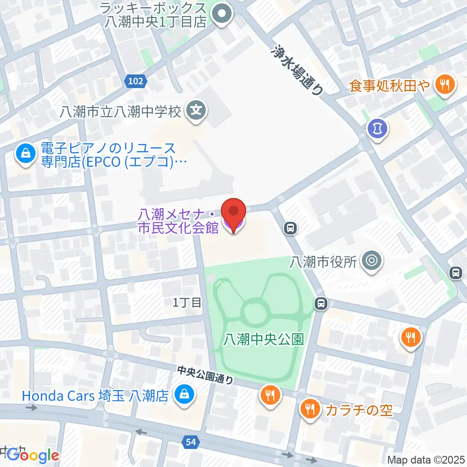 八潮メセナ周辺のホテル一覧地図