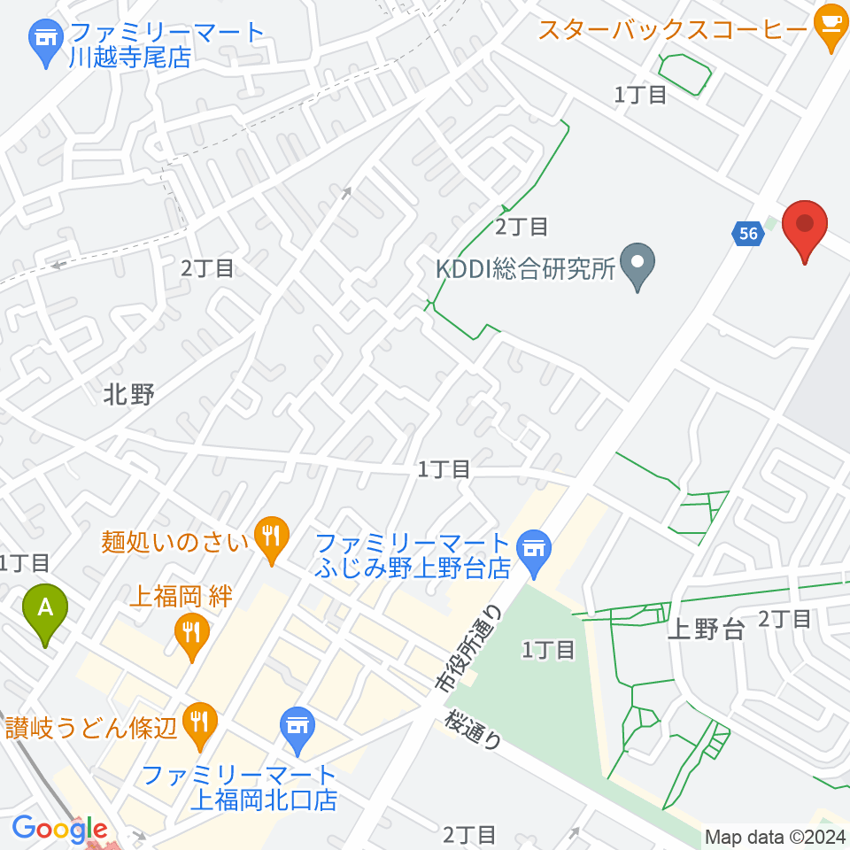 ふじみ野ステラ・イースト周辺のホテル一覧地図