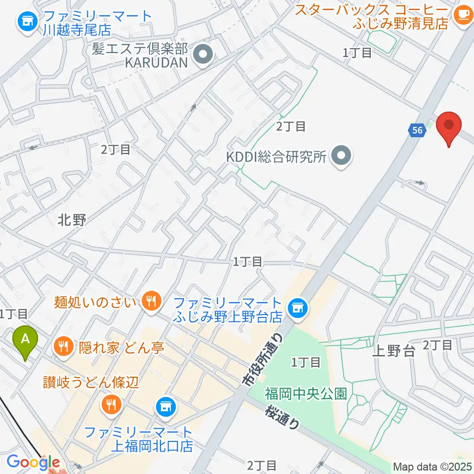 ふじみ野ステラ・イースト周辺のホテル一覧地図