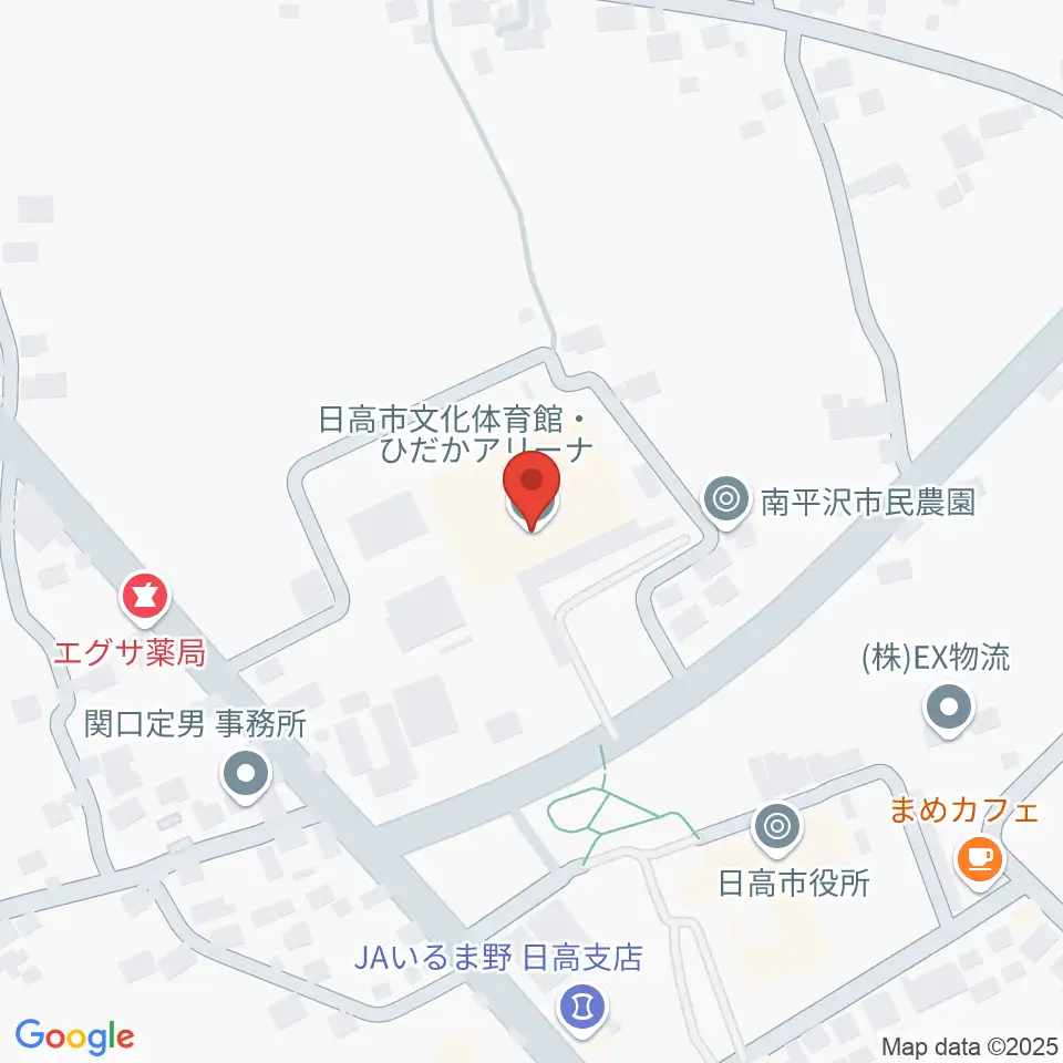 日高市文化体育館 ひだかアリーナ周辺のホテル一覧地図
