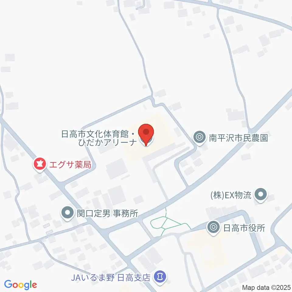 日高市文化体育館 ひだかアリーナ周辺のホテル一覧地図