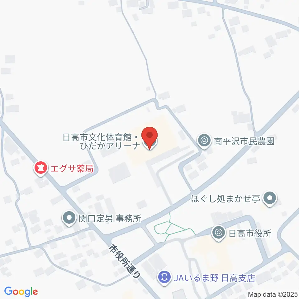 日高市文化体育館 ひだかアリーナ周辺のホテル一覧地図