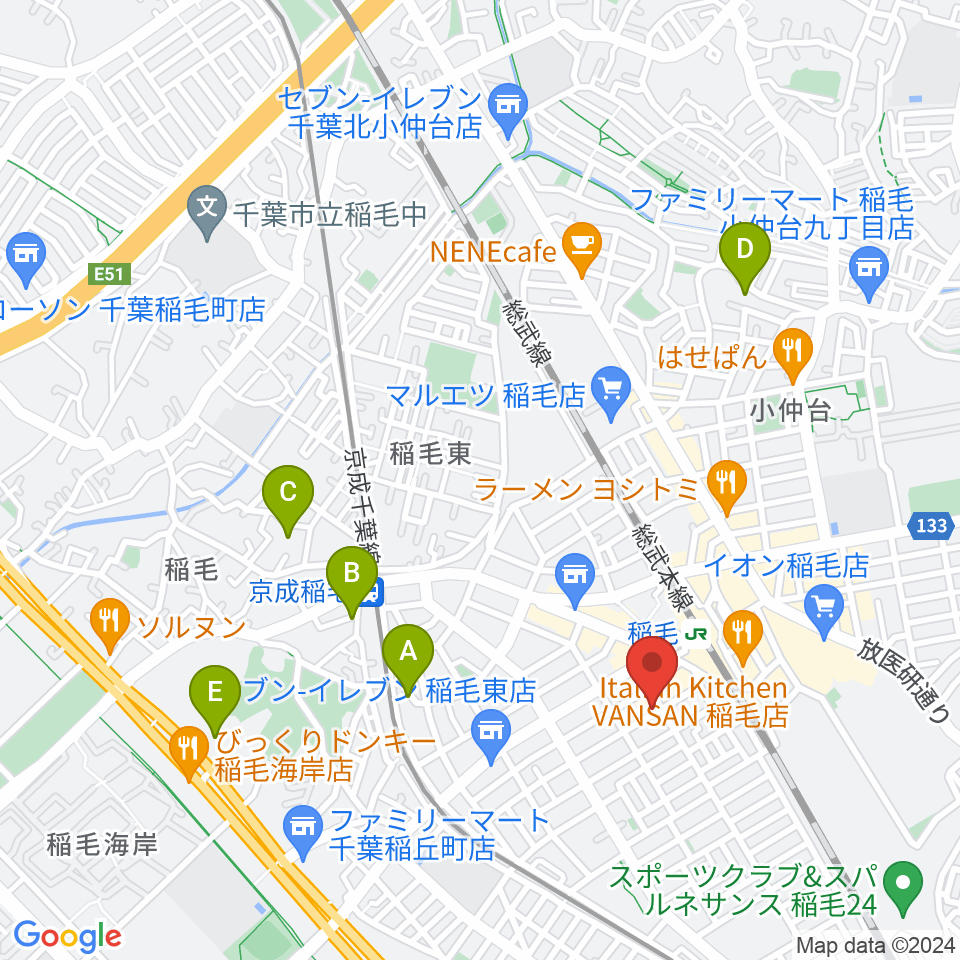 Jazz Spot CANDY周辺のホテル一覧地図