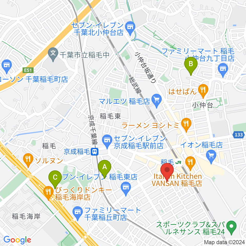 Jazz Spot CANDY周辺のホテル一覧地図