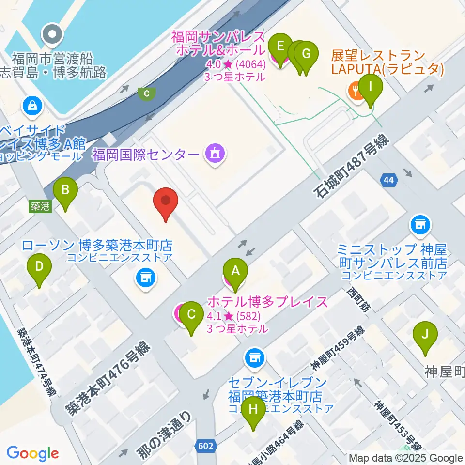 FineSound 築港店周辺のホテル一覧地図