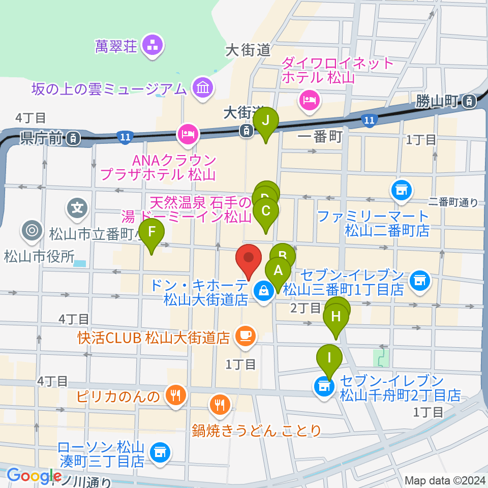 Live music Barカラフル周辺のホテル一覧地図