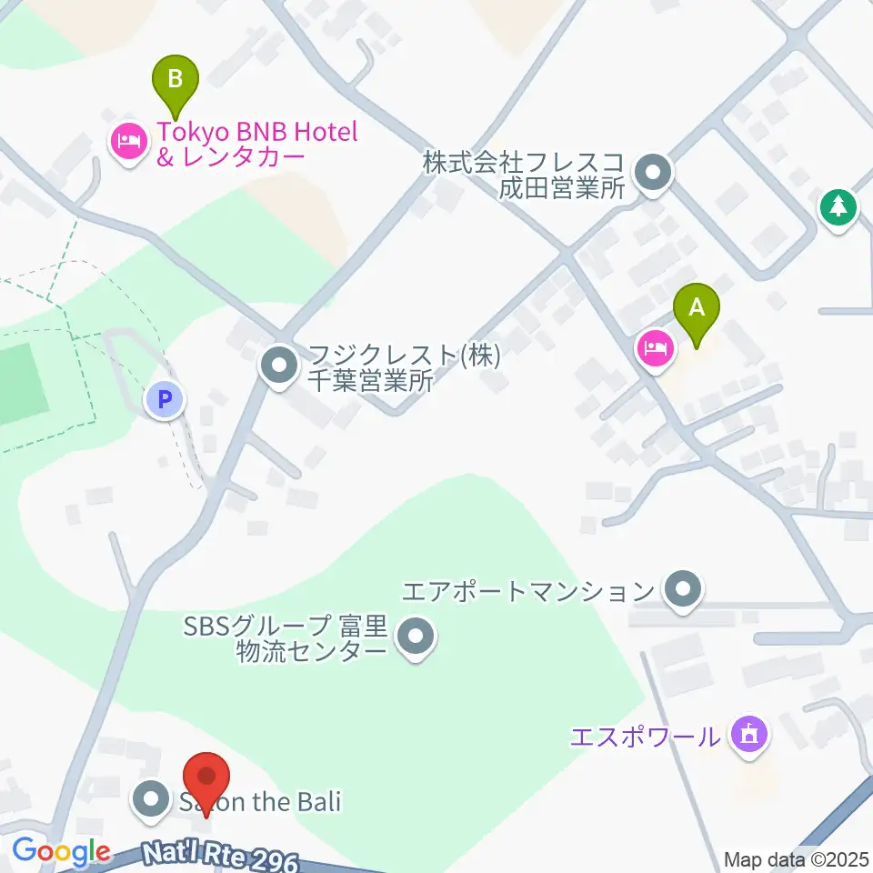 野平工房周辺のホテル一覧地図