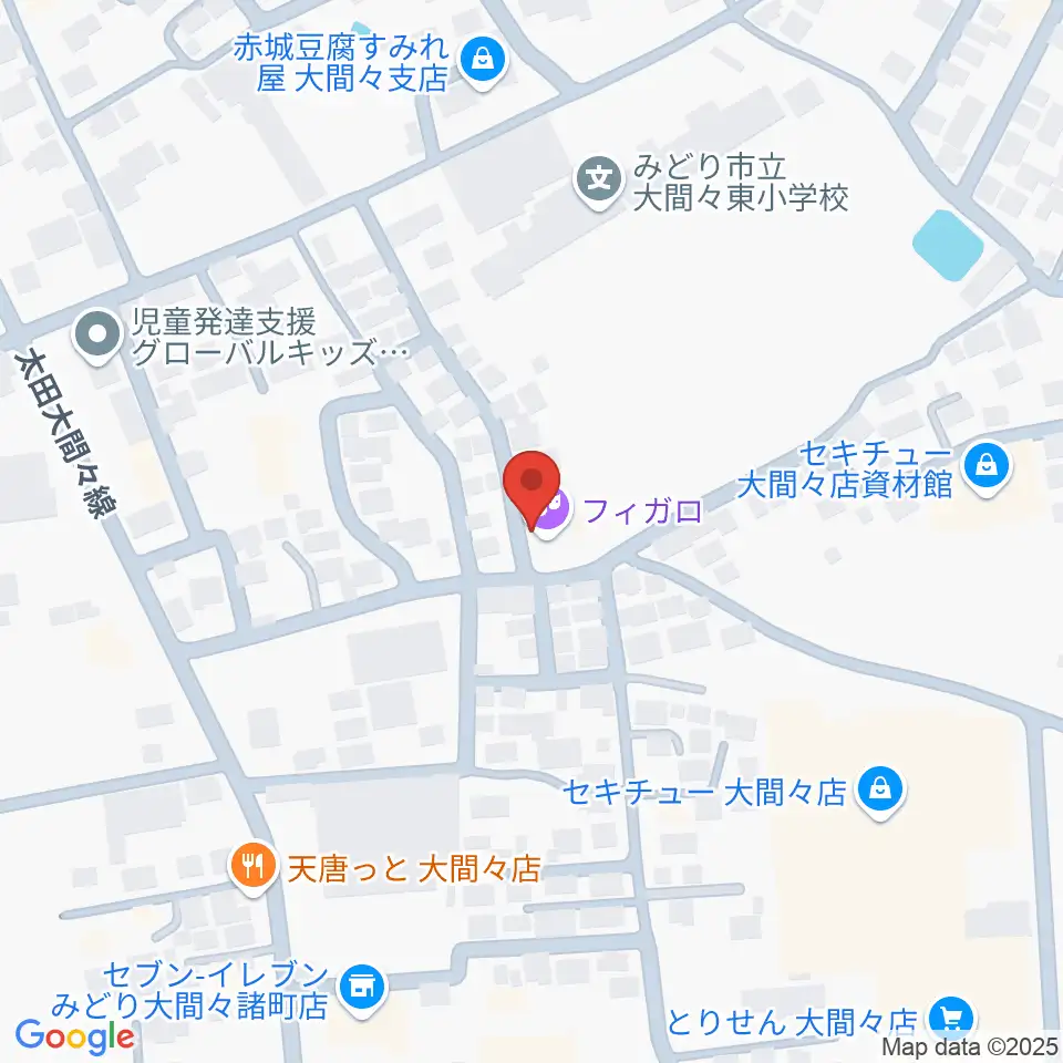 FIGARO周辺のホテル一覧地図