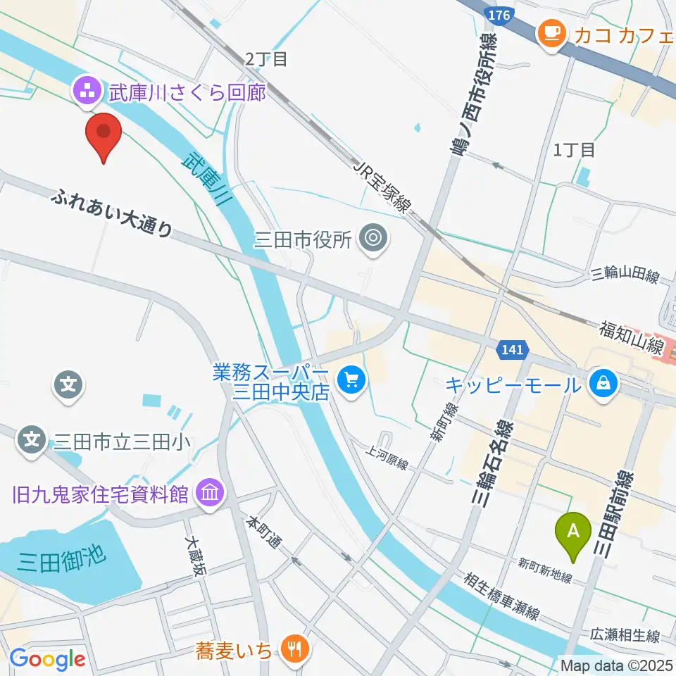 郷の音ホール周辺のホテル一覧地図