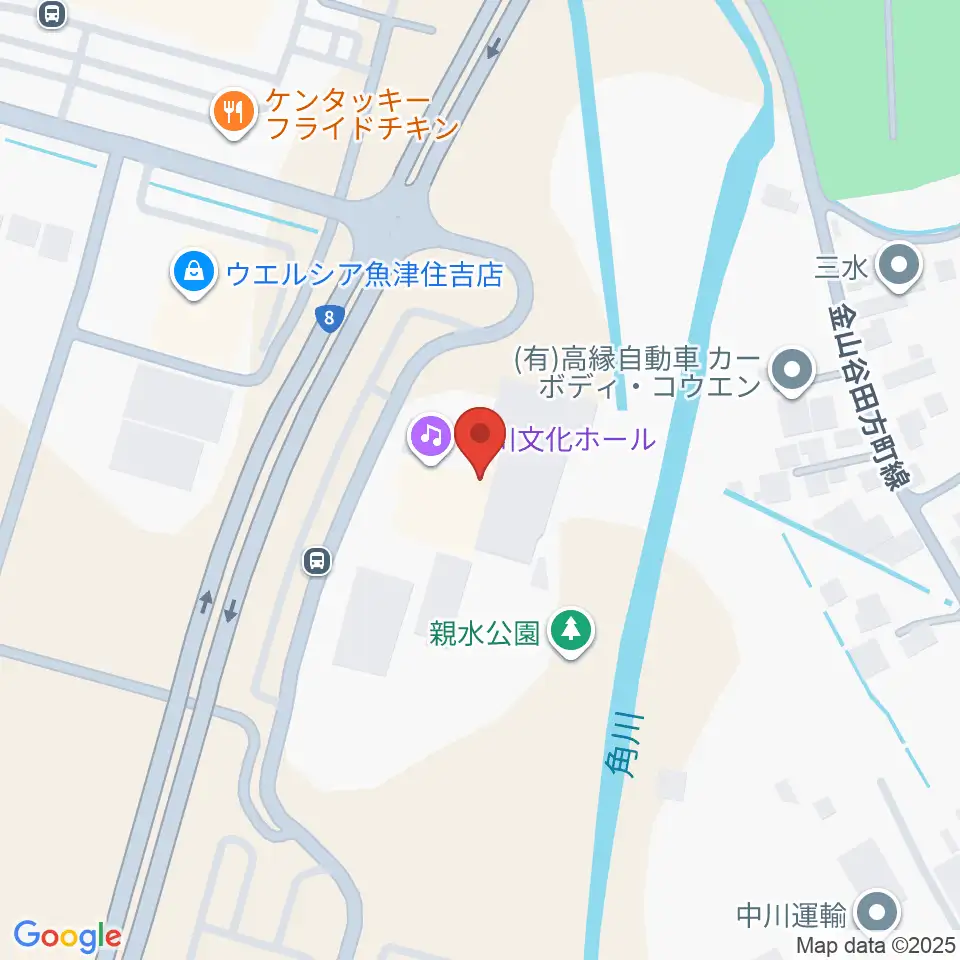 新川文化ホール ミラージュホール周辺のホテル一覧地図