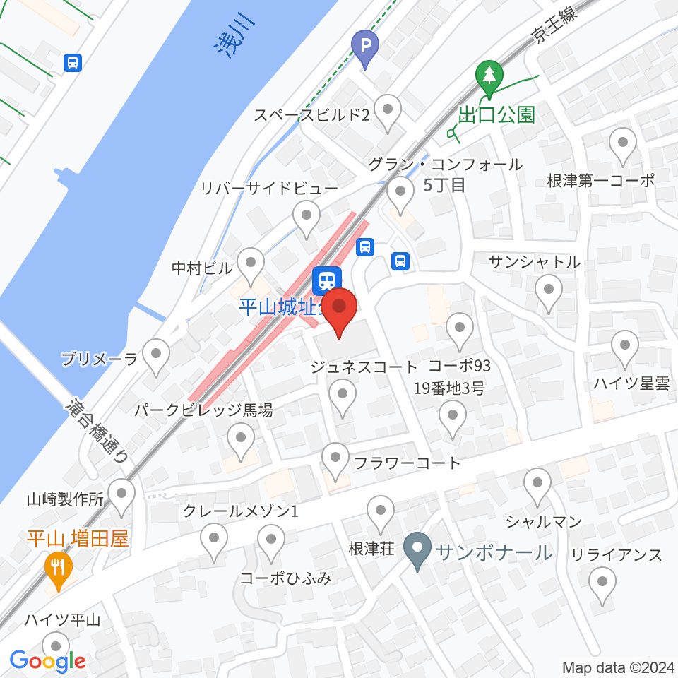 日野市平山交流センター周辺のホテル一覧地図