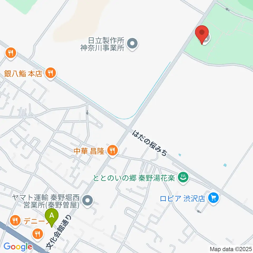 クアーズテック秦野カルチャーホール周辺のホテル一覧地図