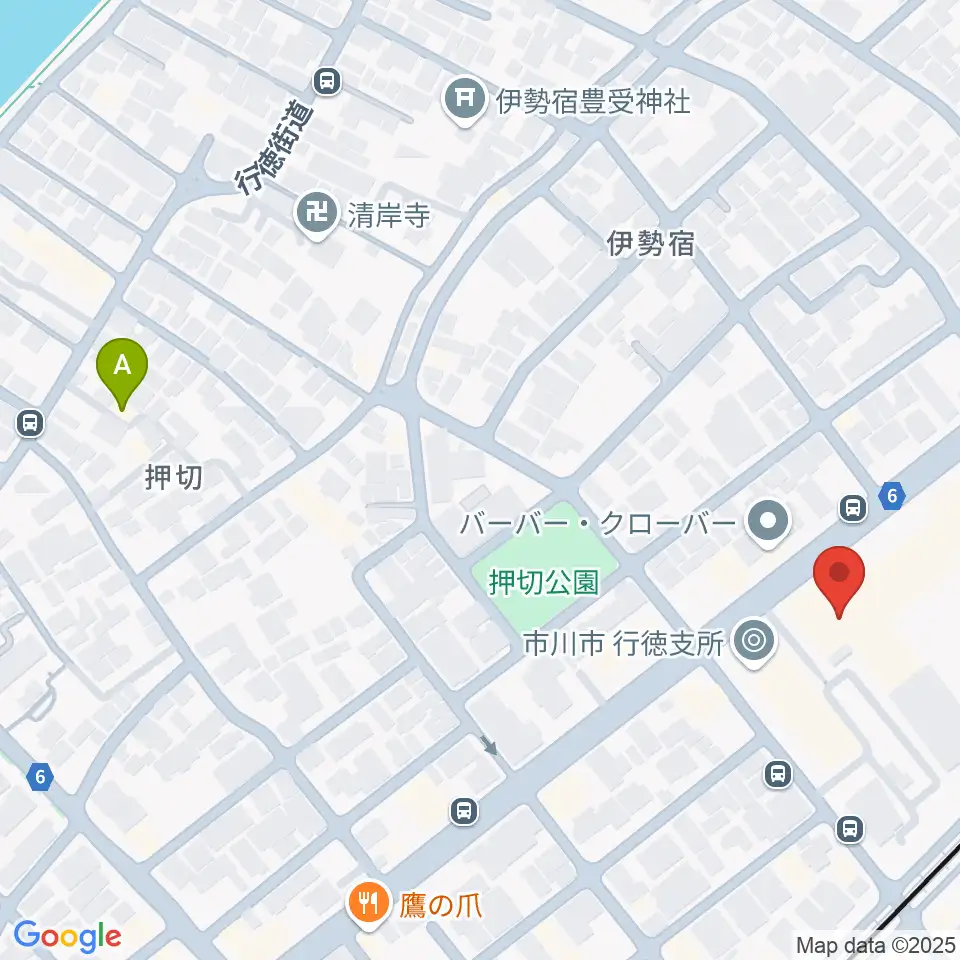 行徳文化ホール I&I周辺のホテル一覧地図