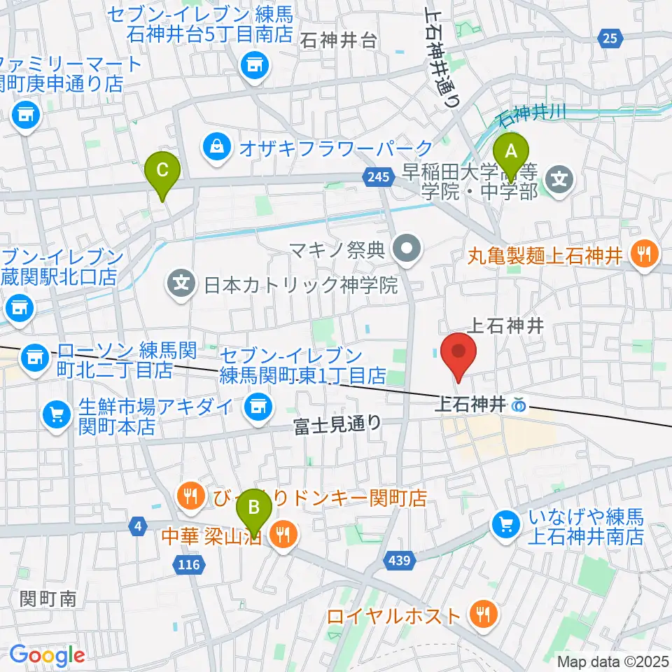 スタジオセイショウ周辺のホテル一覧地図