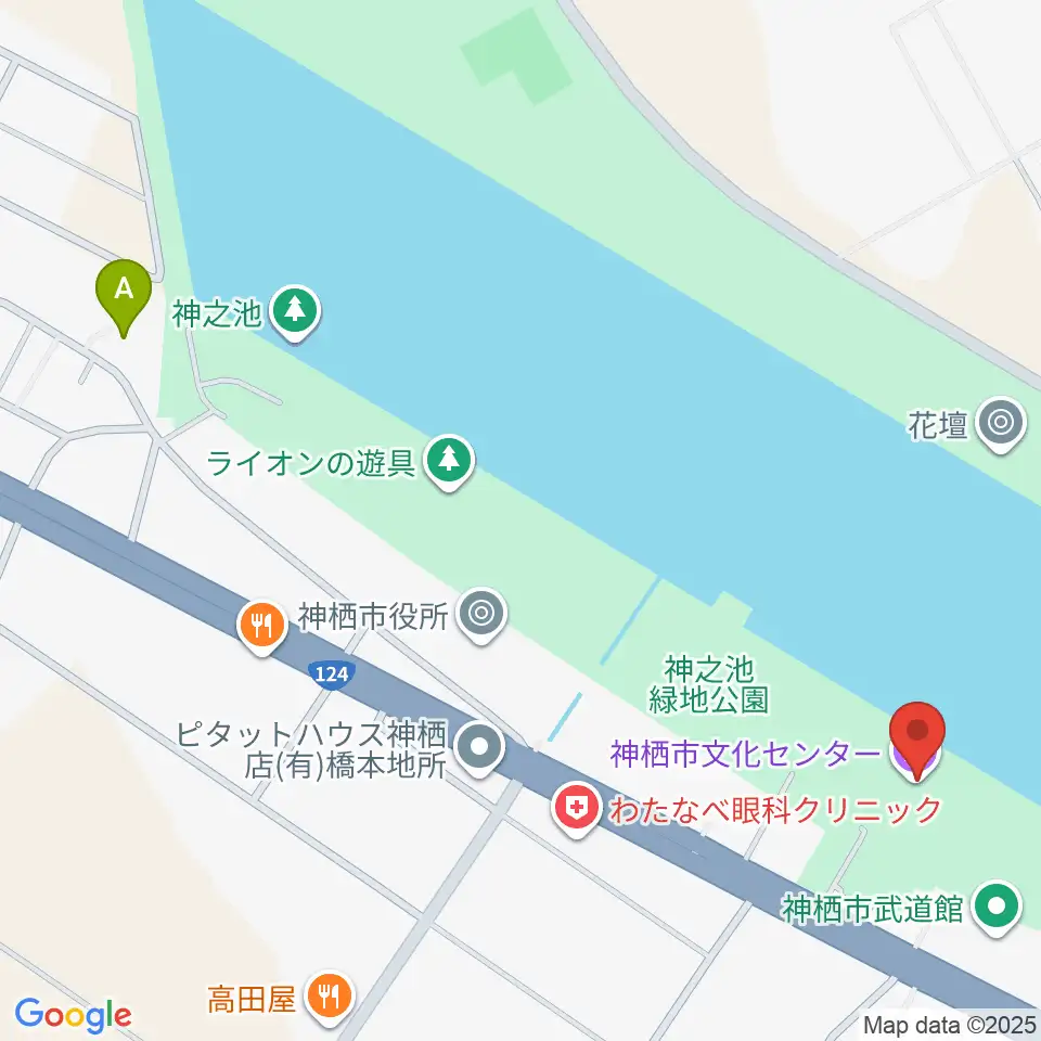 神栖市文化センター周辺のホテル一覧地図