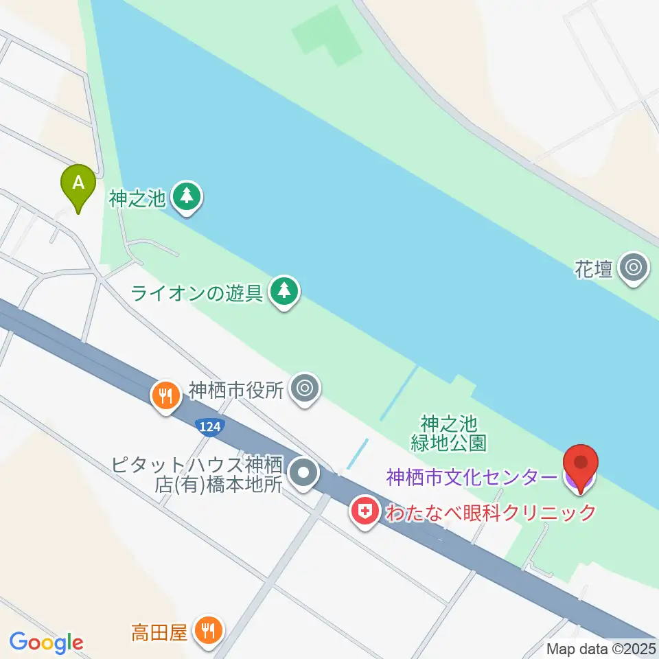 神栖市文化センター周辺のホテル一覧地図