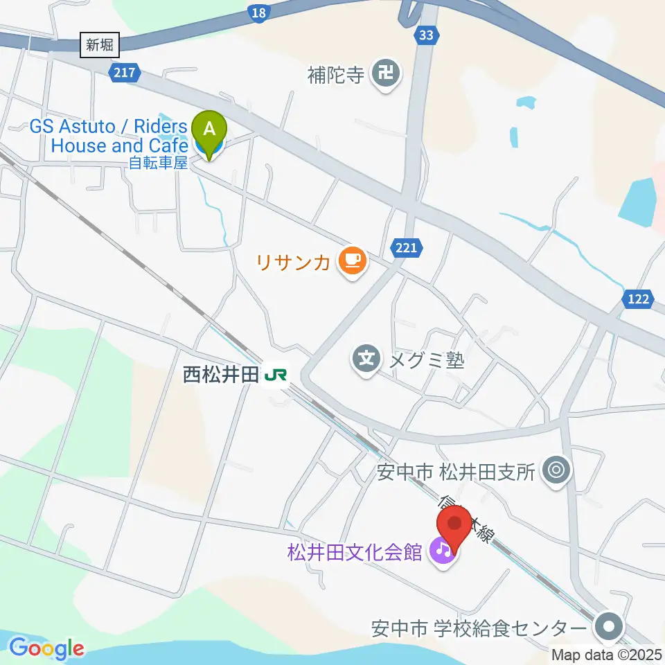 松井田文化会館周辺のホテル一覧地図