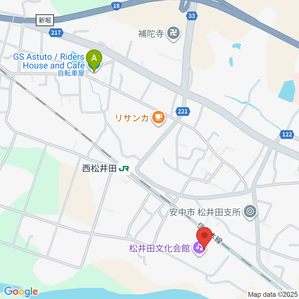 松井田文化会館周辺のホテル一覧地図