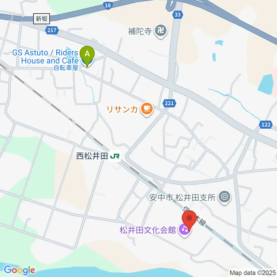 松井田文化会館周辺のホテル一覧地図