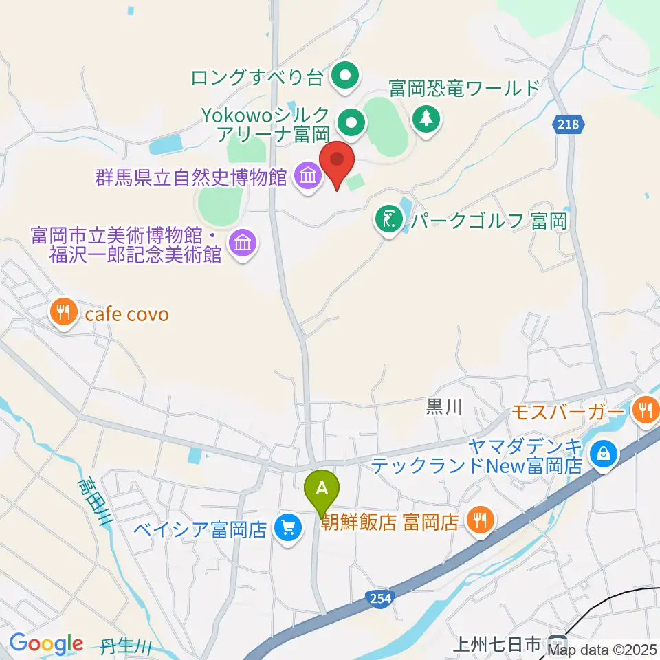 富岡市かぶら文化ホール周辺のホテル一覧地図