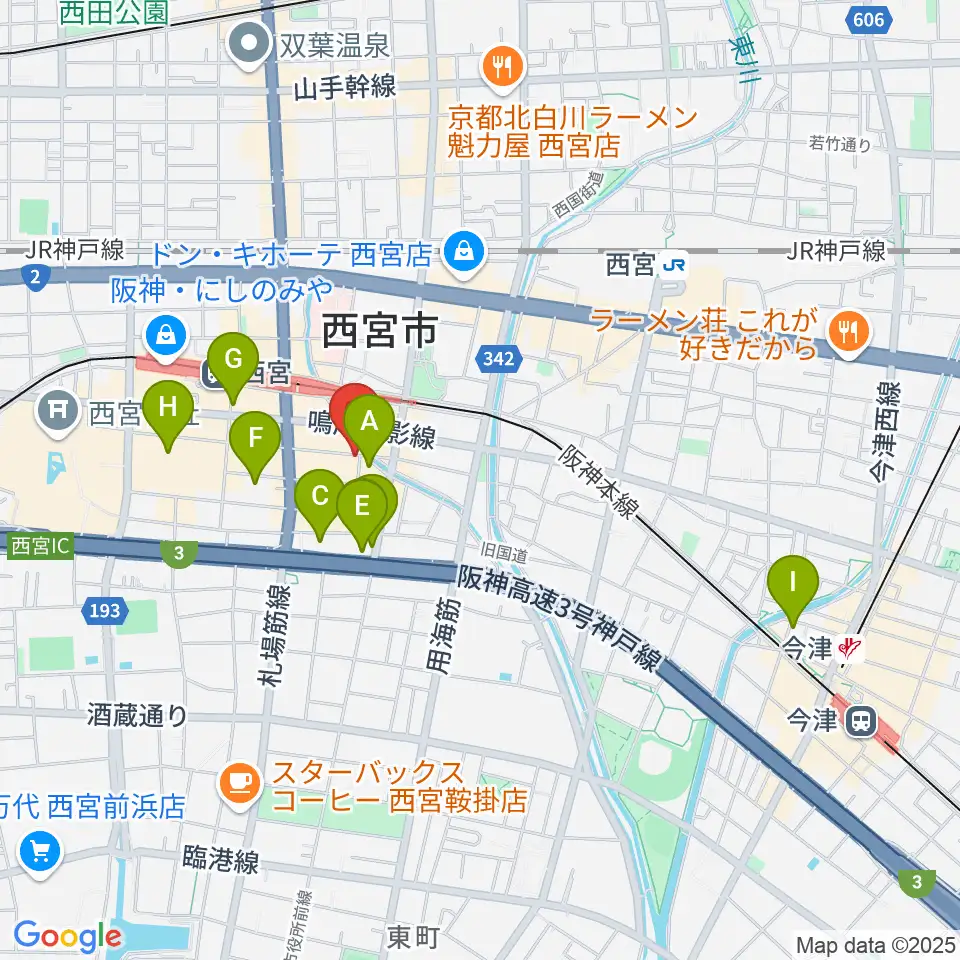 LiveSpot Penguin周辺のホテル一覧地図