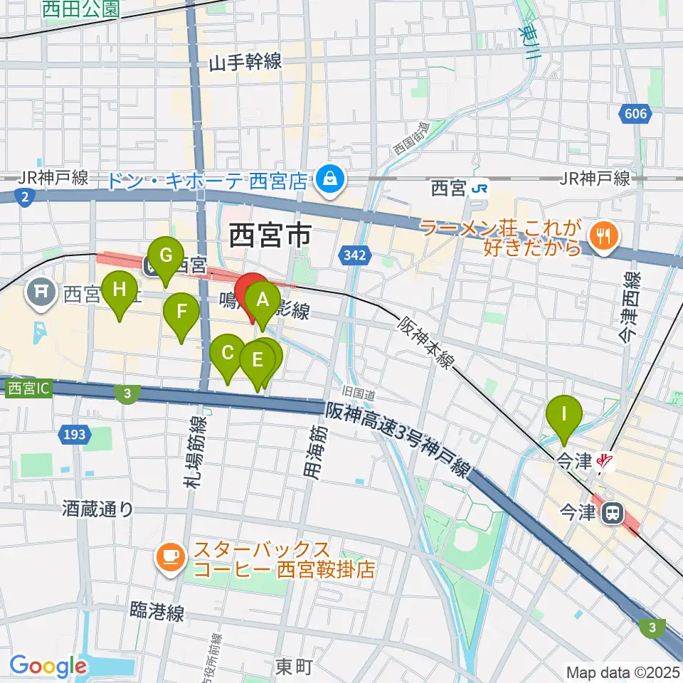 LiveSpot Penguin周辺のホテル一覧地図