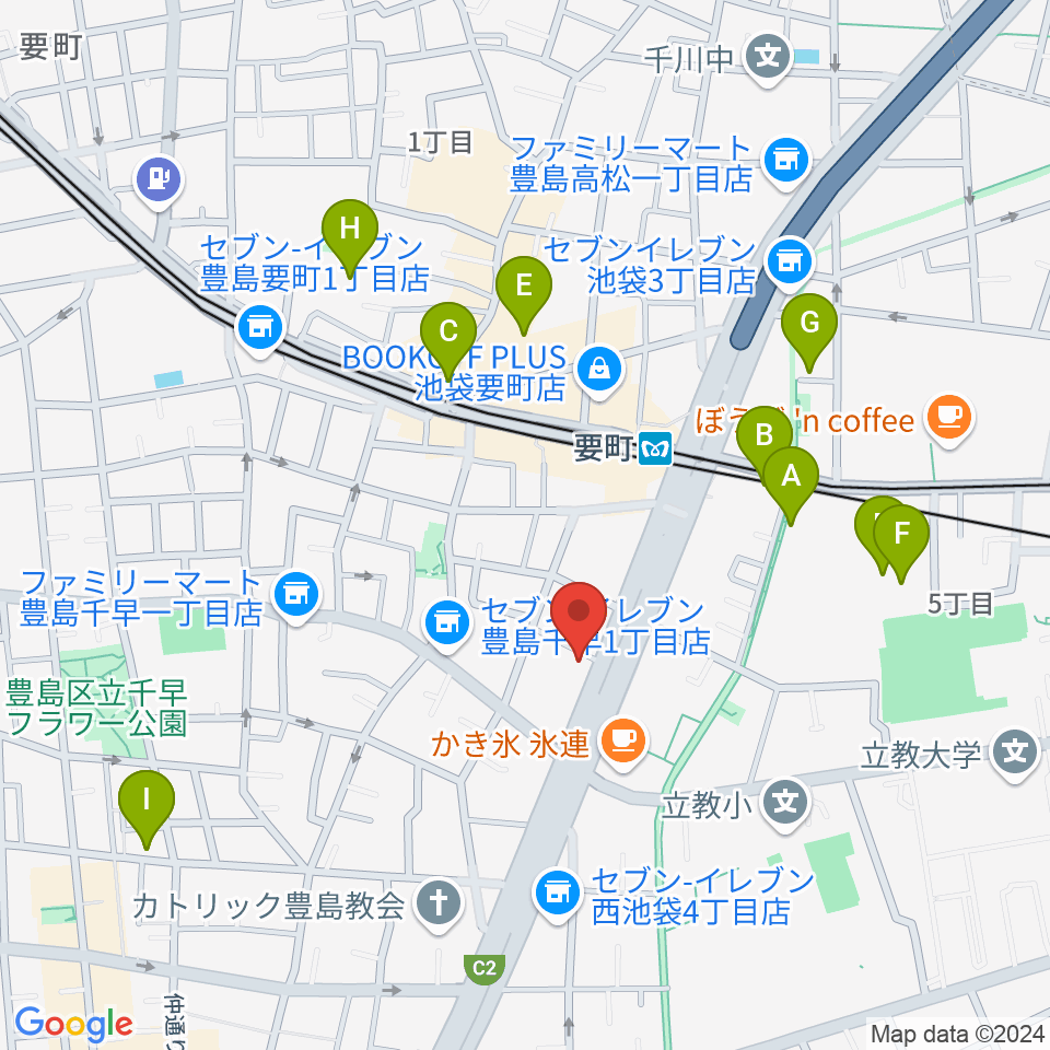 GGサロン周辺のホテル一覧地図