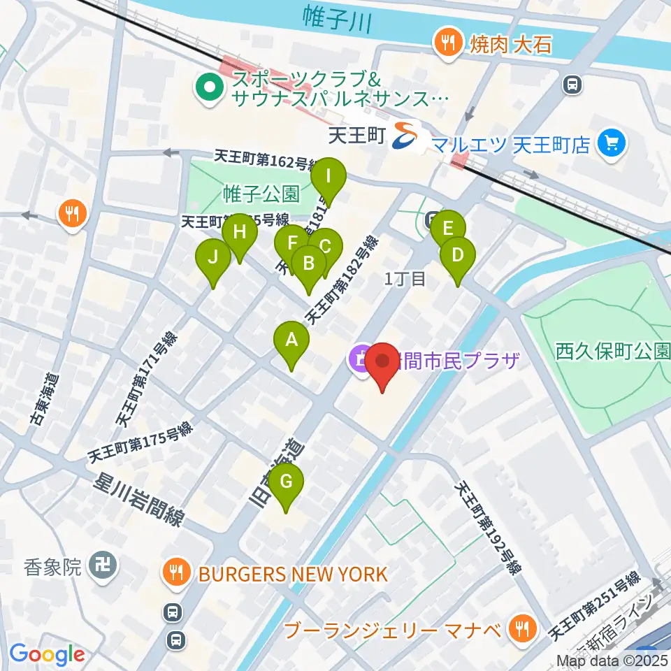 横浜市岩間市民プラザ周辺の駐車場・コインパーキング一覧地図