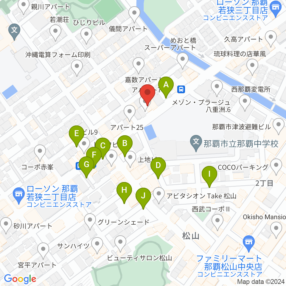 ライブイン寓話周辺の駐車場・コインパーキング一覧地図