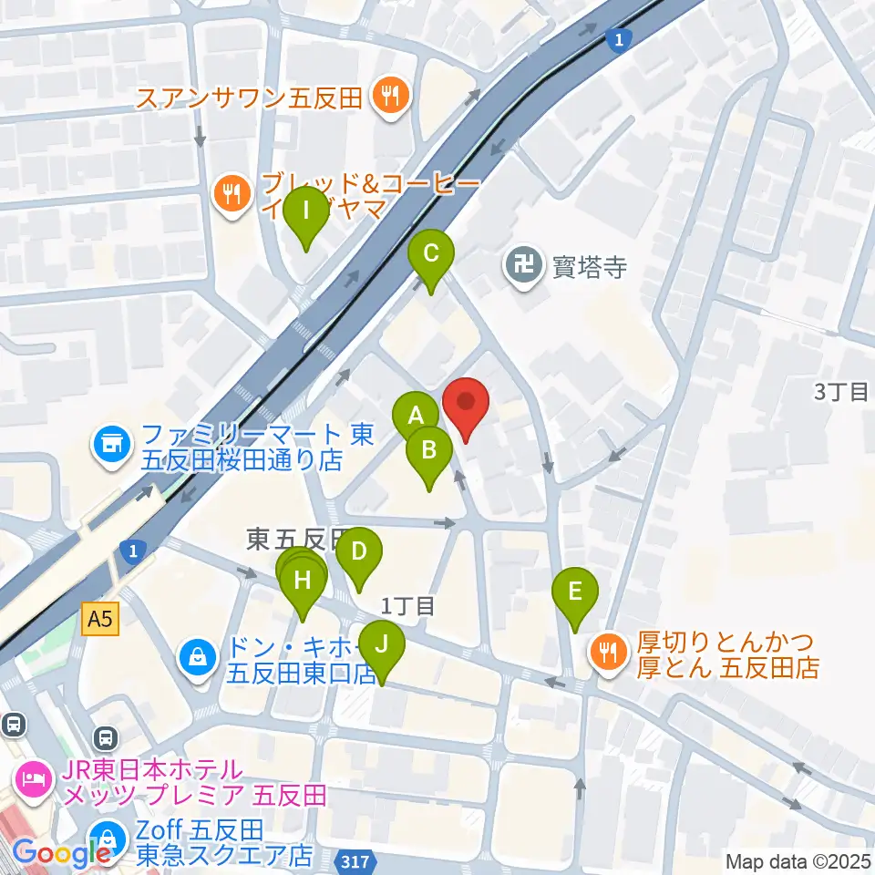 URBAN FOREST STUDIO周辺の駐車場・コインパーキング一覧地図