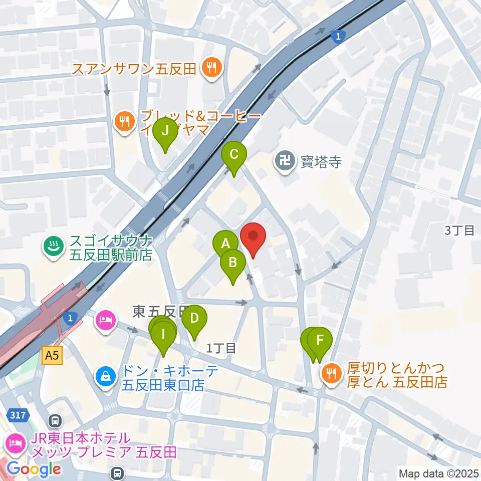 URBAN FOREST STUDIO周辺の駐車場・コインパーキング一覧地図