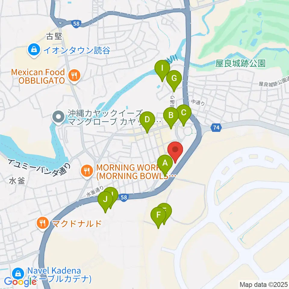かでな文化センター周辺の駐車場・コインパーキング一覧地図