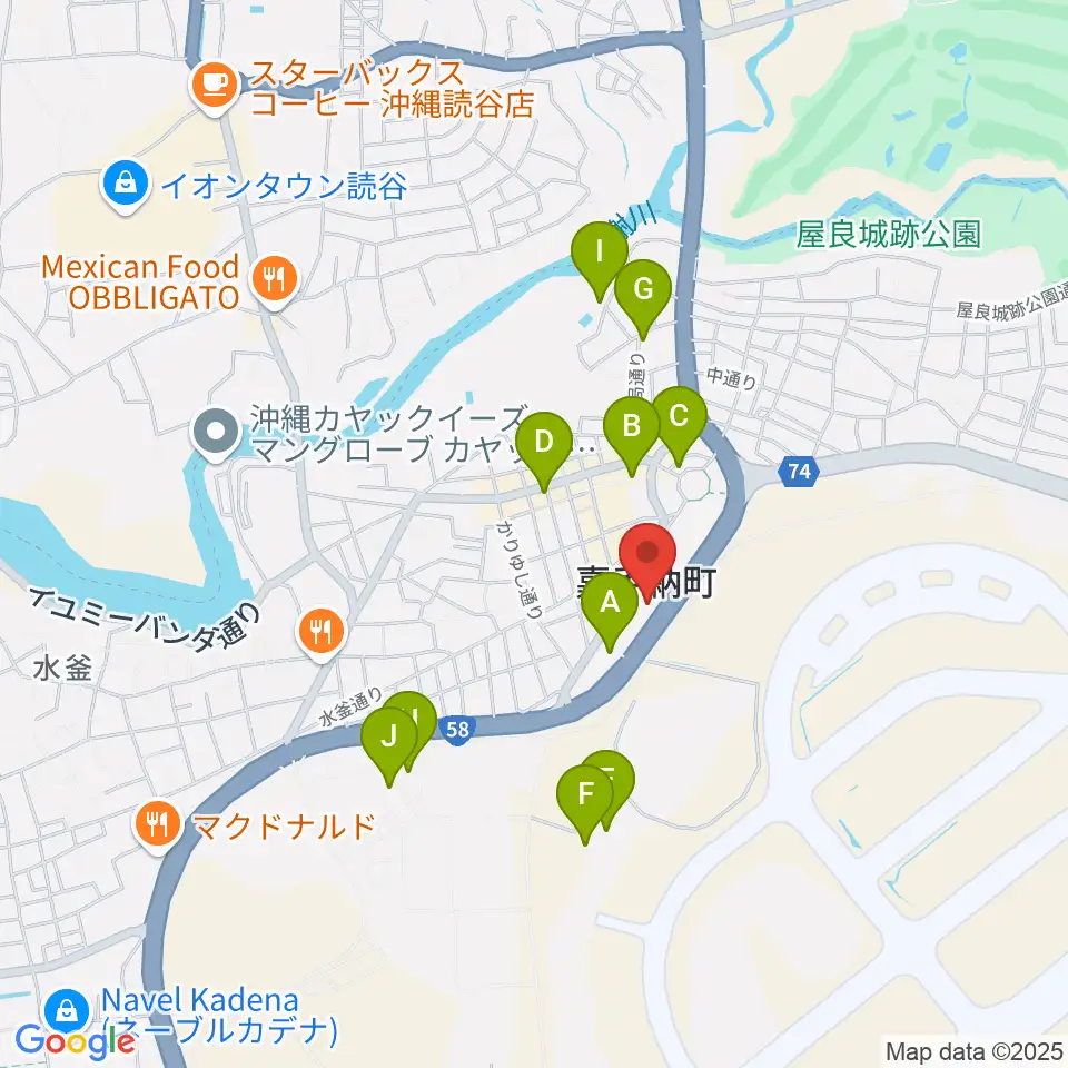 かでな文化センター周辺の駐車場・コインパーキング一覧地図