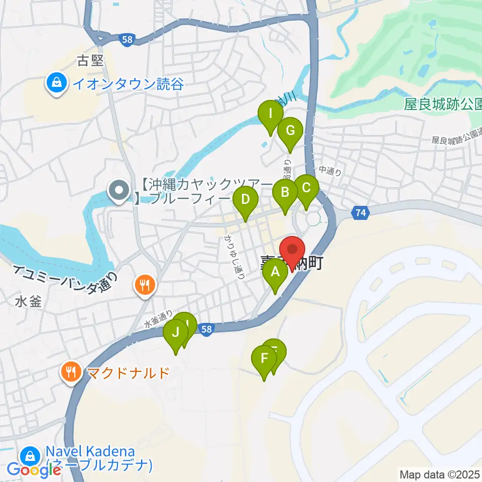かでな文化センター周辺の駐車場・コインパーキング一覧地図