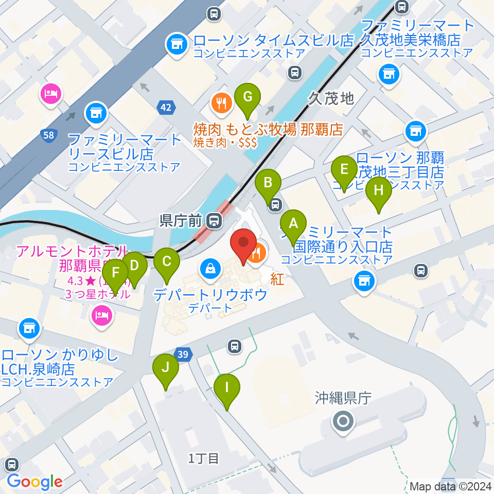 パレット市民劇場周辺の駐車場・コインパーキング一覧地図