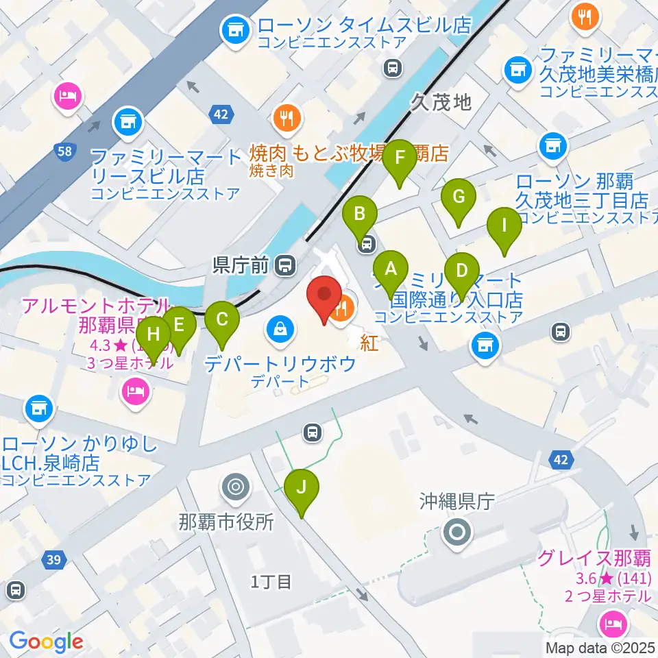 パレット市民劇場周辺の駐車場・コインパーキング一覧地図