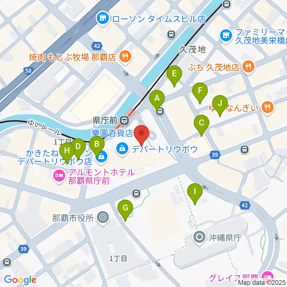 パレット市民劇場周辺の駐車場・コインパーキング一覧地図