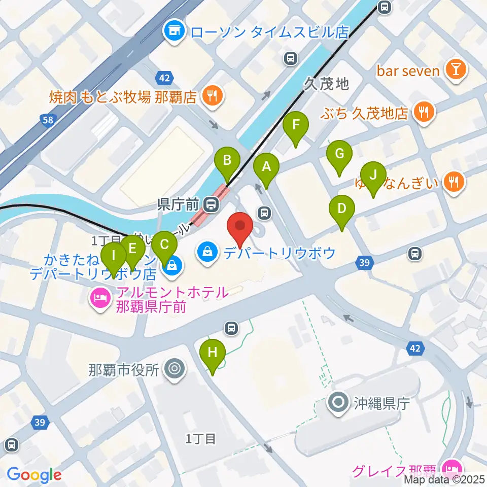 パレット市民劇場周辺の駐車場・コインパーキング一覧地図