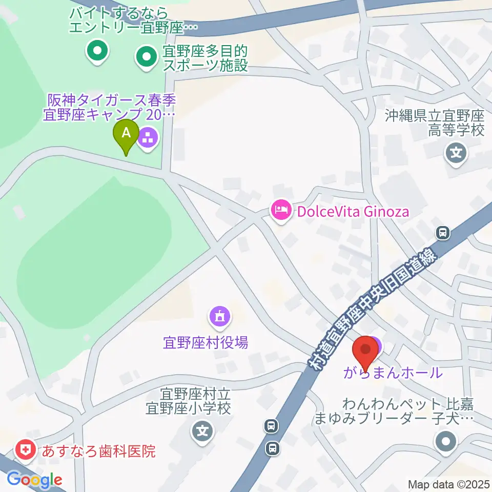 がらまんホール周辺の駐車場・コインパーキング一覧地図
