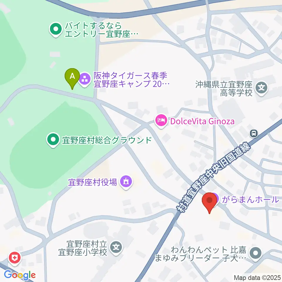 がらまんホール周辺の駐車場・コインパーキング一覧地図