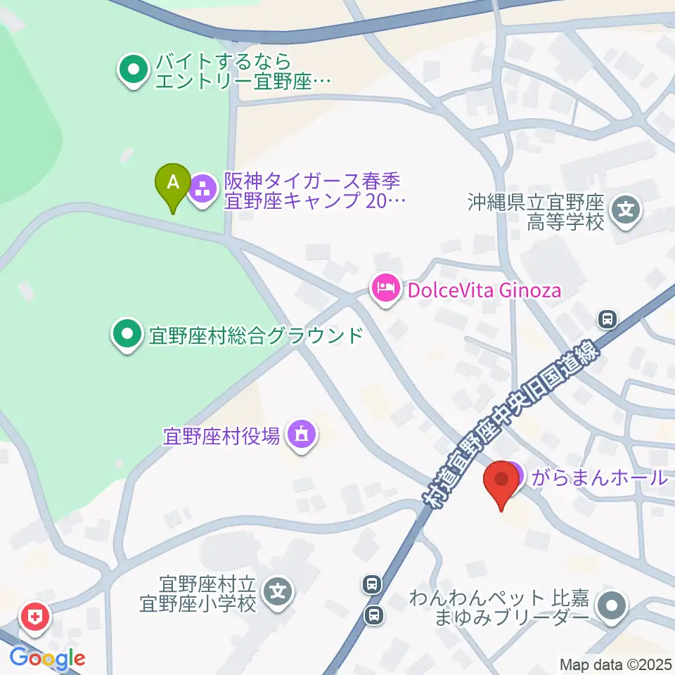 がらまんホール周辺の駐車場・コインパーキング一覧地図