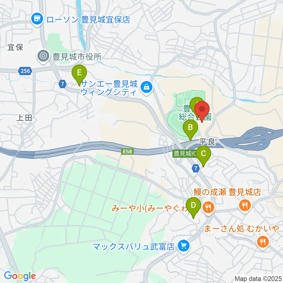 豊見城市立中央公民館周辺の駐車場・コインパーキング一覧地図