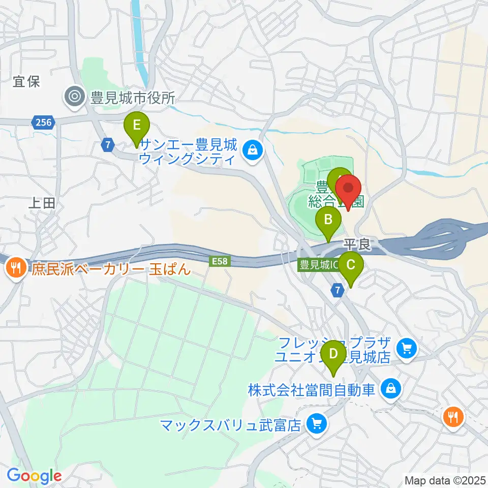 豊見城市立中央公民館周辺の駐車場・コインパーキング一覧地図