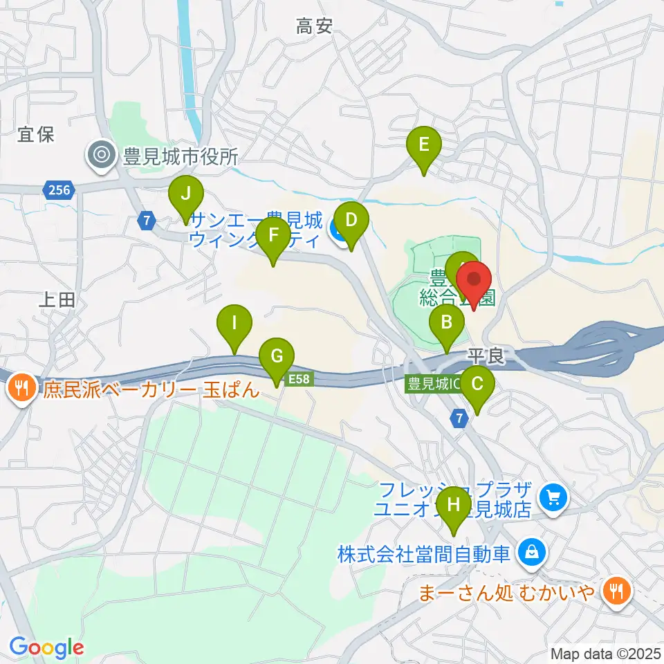 豊見城市立中央公民館周辺の駐車場・コインパーキング一覧地図