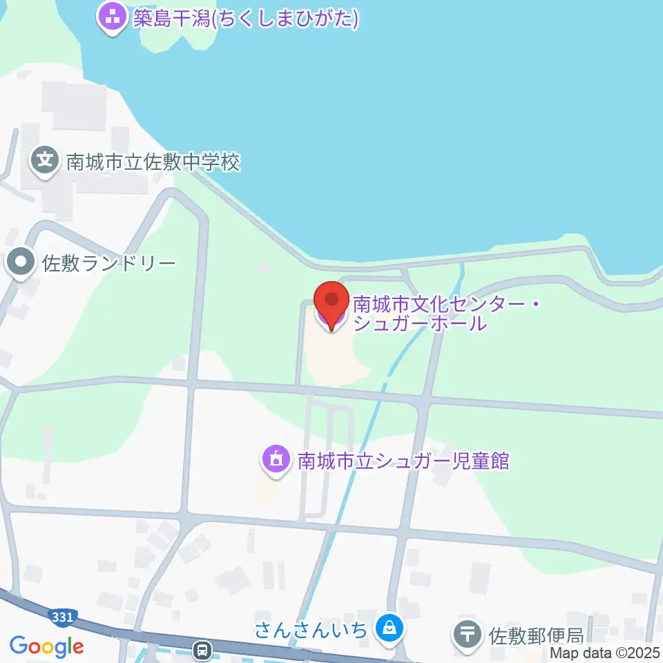 南城市文化センター シュガーホール周辺の駐車場・コインパーキング一覧地図