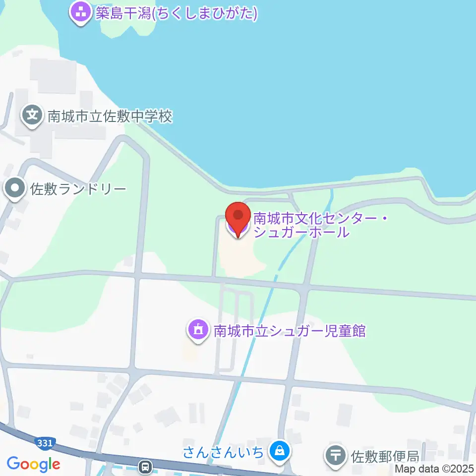 南城市文化センター シュガーホール周辺の駐車場・コインパーキング一覧地図
