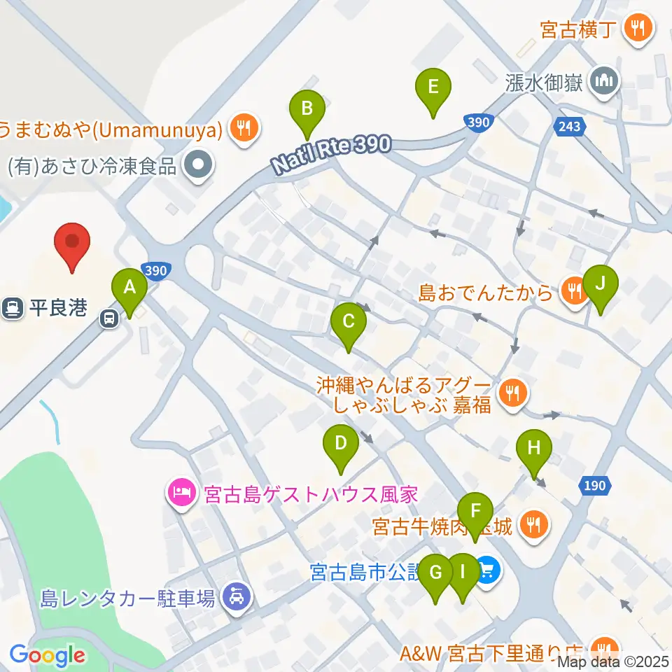 マティダ市民劇場周辺の駐車場・コインパーキング一覧地図
