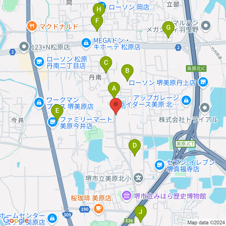 Bar South or North周辺の駐車場・コインパーキング一覧地図