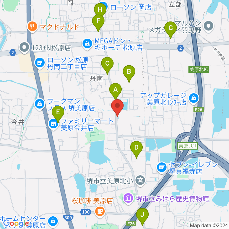 Bar South or North周辺の駐車場・コインパーキング一覧地図