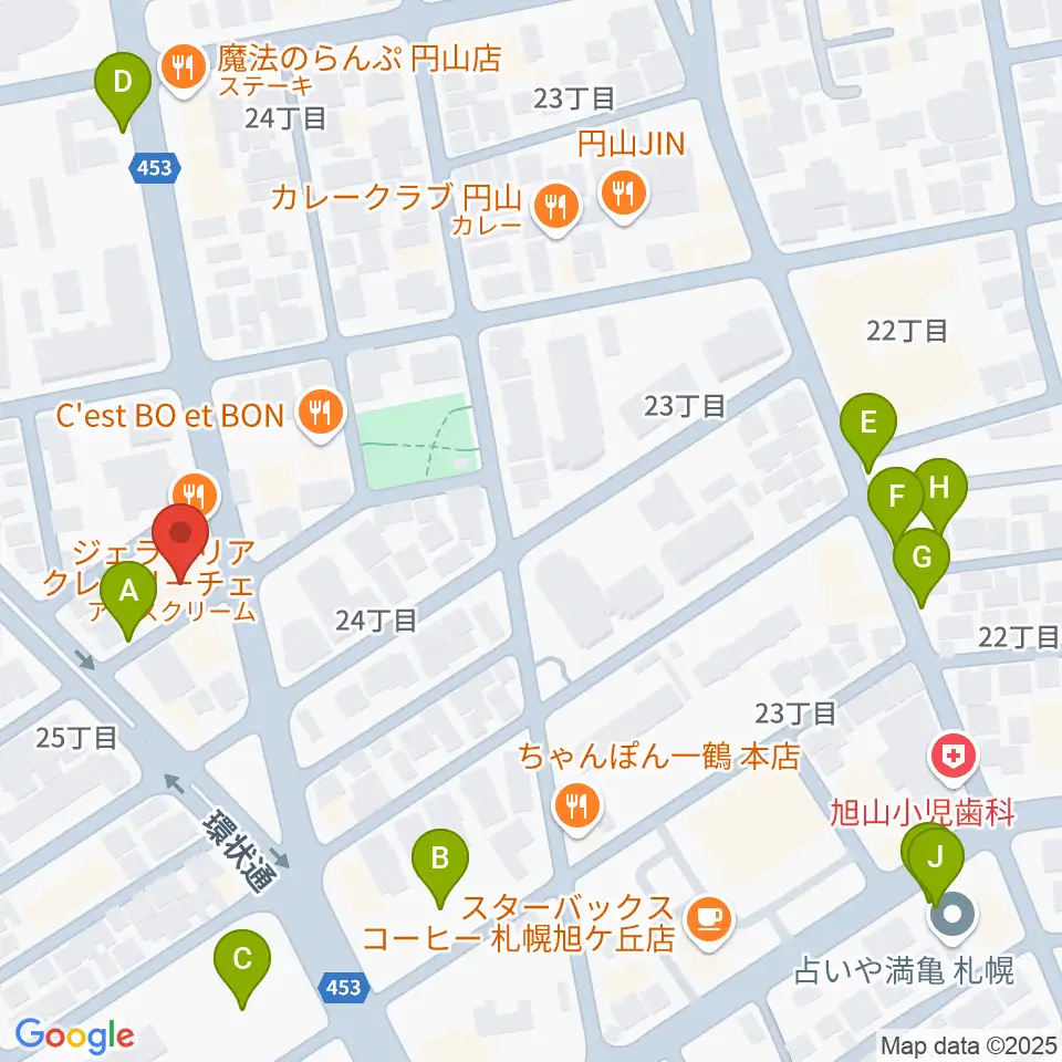中古楽器専門店QUEST周辺の駐車場・コインパーキング一覧地図